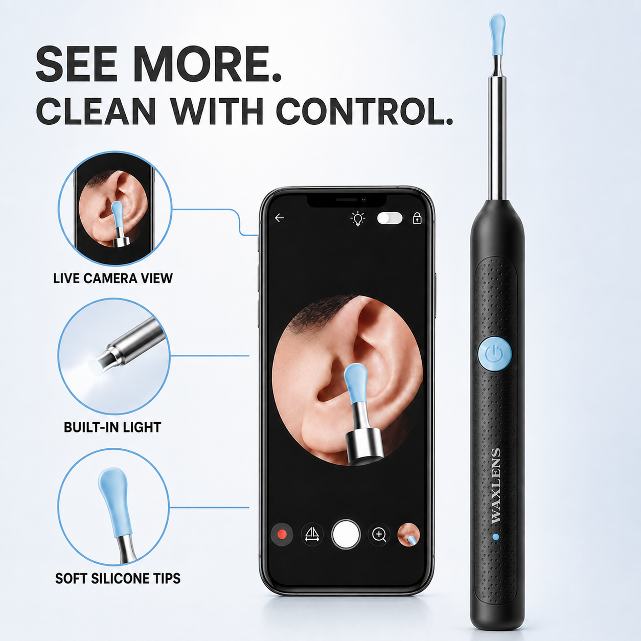 WaxLens Visual Earwax Remover